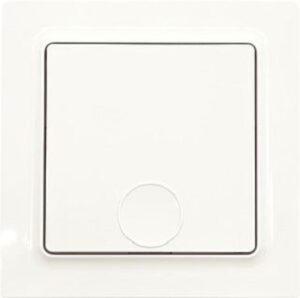 Eltako Funk-1-Kanal-Taster polarweiß glänzend E-Design55 F1T55E-PG – Bild 1