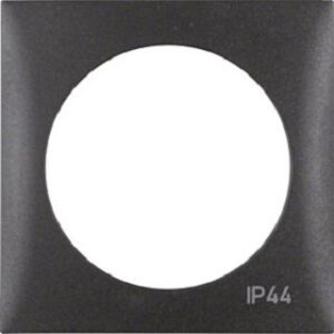 Berker Rahmen 1-fach anthrazit mit Dichtring 918272595 – Bild 1