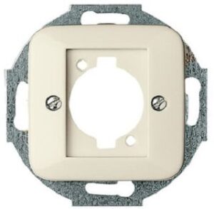 Busch-Jaeger Zentralscheibe XLR-Steckv. Duro 2000 SI weiss 2553-212 – Bild 1