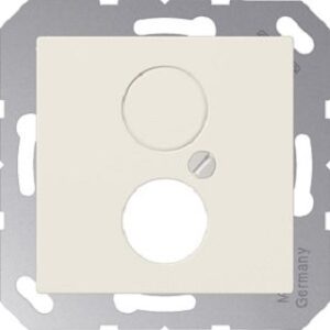 Jung Abdeckung für 2Lautsprecherbuchsen weiss A562 – Bild 1