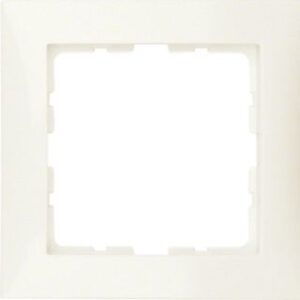 Berker Rahmen 1-fach weiß glänzend 10118982 – Bild 1