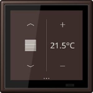 Jung KNX Raumcontroller LS TOUCH Serie LS, terre d’ombre brûlée 59 LC459D1S252 – Bild 1