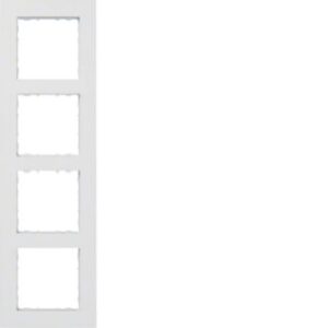 Hager Rahmen 4-fach ART brillantweiss WYR540 – Bild 1