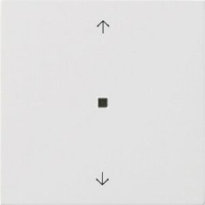 Gira S3000 Bedienaufsatz BT Pfeile Flächenschalter Reinweiß 5382112 – Bild 1