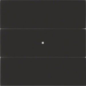 Berker Tastsensor 3-fach Glas schwarz arz 75163592 – Bild 1