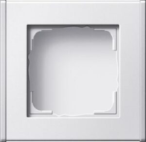 Gira Profil 1-fach Profil 55 reinweiss senkrecht-waagerecht 136127 – Bild 1