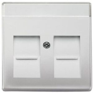 Busch-Jaeger Zentralscheibe Beschriftung edelstahl 1800-866 – Bild 1