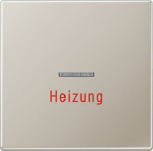 Jung Wippe mit roter Kalotte LS-Edelstahl 'Heizung-Notschalter' ES2990H – Bild 1