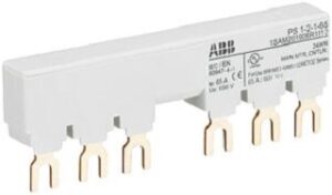 ABB Phasenschiene 6-polig für MS116 65A mit 1xHilfsschalter PS1-2-1-65 – Bild 1