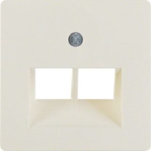 Berker Zentralplatte weiß für ISDN-Anschlussdose 146902 – Bild 1