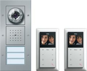 Gira Zweifamilienhaus-Paket Video Steuergerät mit AP-Tür-/Wohnstation 049546 – Bild 1