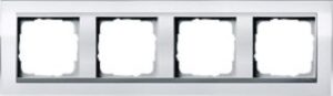 Gira Abdeckrahmen 4-fach Event Klar weiss für ALU Einsatz 0214726 – Bild 1