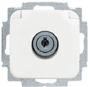 Busch-Jaeger SCHUKO Steckdose Klappdeckel Reflex SI alpinweiss 20EUKSL-214 – Bild 1