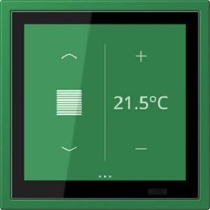 Jung KNX Raumcontroller LS TOUCH, NaV vert foncé LCZ459BFD1S219 – Bild 1