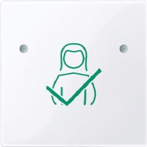 Merten Tastfläche 1-fach für Abstelltaster aktivweiss glänz. MEG4841-0325 – Bild 1