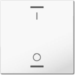 MDT MDT Wippe für KNX Taster Light 55 1-fach, Reinweiß glänzend, Schalten BE-TAL55W102.B1 – Bild 1