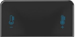 Jung Taste mit Temperatursymbol,  Serie CD schwarz CD409T – Bild 1