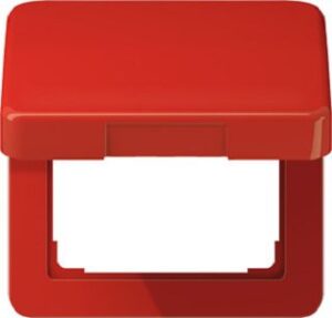 Jung Klappdeckel CD500 für Std.mit Abd.50x50 rot CD590BFKLRT – Bild 1