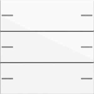 Gira Wippenset 3-fach Tastensor 4 System 55 Reinweiß glänzend 575303 – Bild 1