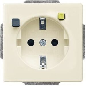 Busch-Jaeger FI-SCHUKOMAT SCHUKO Steckdosen-Einsatz elfenbeinweiß 3120EUCB-82 – Bild 1