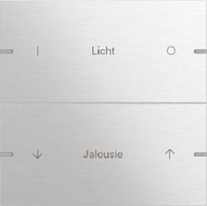 Gira Wippenset 2fach individuell für Tastsensor4 TS4 Aluminium 503217 – Bild 1