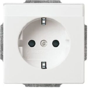 Busch-Jaeger SCHUKO Steckdosen-Einsatz,  studioweiß, future linear, Steckdosen 20EUCNB-84 – Bild 1