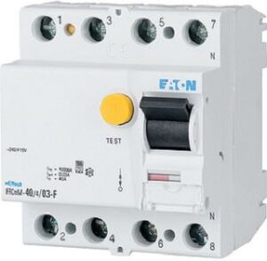 Eaton (Moeller) FI-Schalter 63A, 4p, 30mA FRCMM-63/4/003-G/F – Bild 1