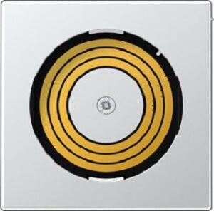 Jung Abdeckung für Spannungsversorgung Plug& Light, Serie A, aluminium PLADMSAL – Bild 1