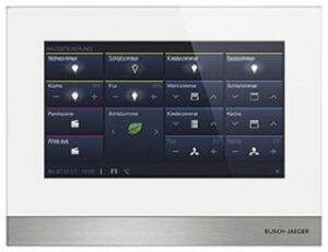 Busch-Jaeger IP touch 7. LAN/WLAN 150x198,5x17mm weiß H8236-4W-03 – Bild 1