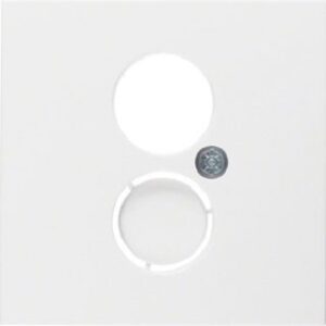 Berker Zentralstück polarweiß glänzend für Lautsp.-/Dose 11968989 – Bild 1