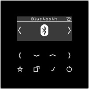 Jung Smart Radio DAB+ Bluetooth, Serie LS, schwarz DABLSBTSW – Bild 1