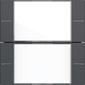 Gira Wippenset 2-fach BSF Tastensor 4 System 55 Klar/Anthrazit 577228 – Bild 1