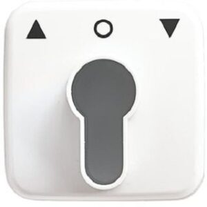 Busch-Jaeger Zentralscheibe Profilzyl. Reflex SI alpinweiss 2557PZ-214-101 – Bild 1