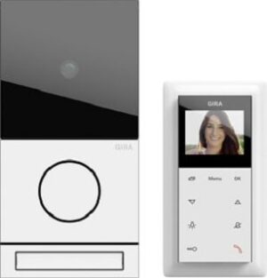 Gira EFH-Paket Video System 106 Verkehrsweiss lackiert 2416902 – Bild 1