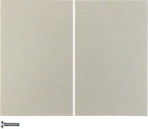 Berker Taste 2-fach edelstahl matt, lack 85142173 – Bild 1