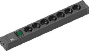 Bachmann Steckdosenleiste Connect Line 7xSch utzkontaktsteckdose, mit Schalter, 420.0014 – Bild 1