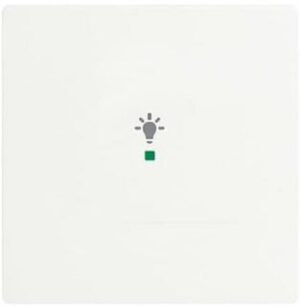 Busch-Jaeger Wippe 1-fach Licht für Busch free@home studioweiss matt 6231-10-884 – Bild 1