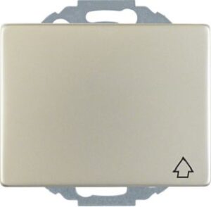 Berker SCHUKO-Steckdose Edelstahl mit Klappdeckel 47477104 – Bild 1