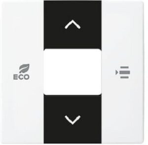 Busch-Jaeger Zentralscheibe Fan Coil Busch-balance SI alpinweiss 6236-914 – Bild 1