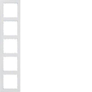 Hager Rahmen 5-fach PUR brillantweiss WYR150 – Bild 1