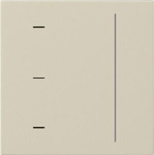 Gira S3000 Touchaufsatz System 55 Cremeweiß 536501 – Bild 1