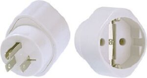 Bachmann Reisestecker USA/Schuko weiss 921.004 – Bild 1