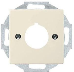 Busch-Jaeger Zentralscheibe mit Tragring Daten-Kommit -Technik savanne/elfenb. 2533-82 – Bild 1