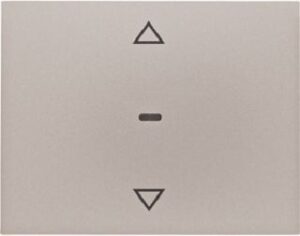 Berker Jalousie-Taste edelstahl matt, lack 85241173 – Bild 1