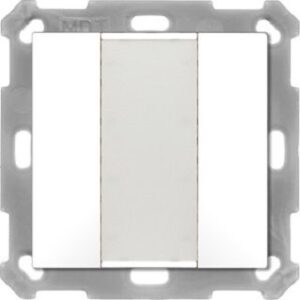 MDT Taster 55 2-fach, Reinweiß glänzend BE-TA5502.G2 – Bild 1