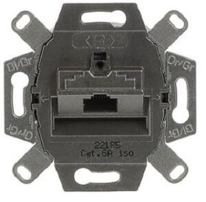 Busch-Jaeger UAE-Anschlussdose 1-fach CAT.6 0218/11-101 – Bild 1