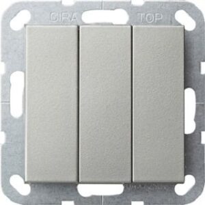 Gira Taster BS 3-fach 10A Schliesser 1-polig 2844600 – Bild 1