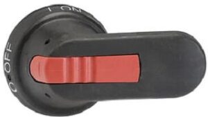 ABB Drehhebelfrontantrieb IP65 für OESA32...160 schwarz I-O OHB80J6 – Bild 1