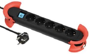 Bachmann Indoor Steckd.leiste 5-fach Hook mit Zuleitung + Schalter 500.100 – Bild 1