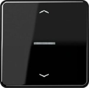 Jung Wippe mit Lichtleiter, Symbol Pfeil für KNX Taster, Serie CD, schwarz CD101KO5PSW – Bild 1